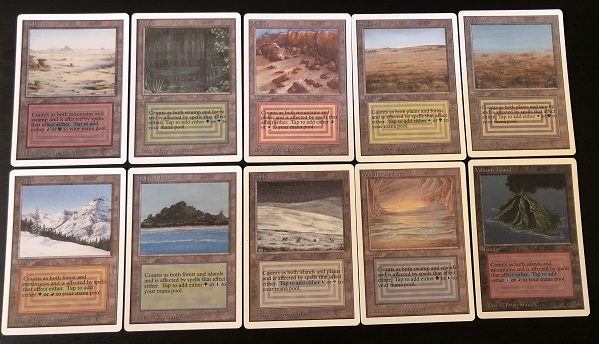 Dual Land Unlimited (Totale 10 carte) Unlimited Edition